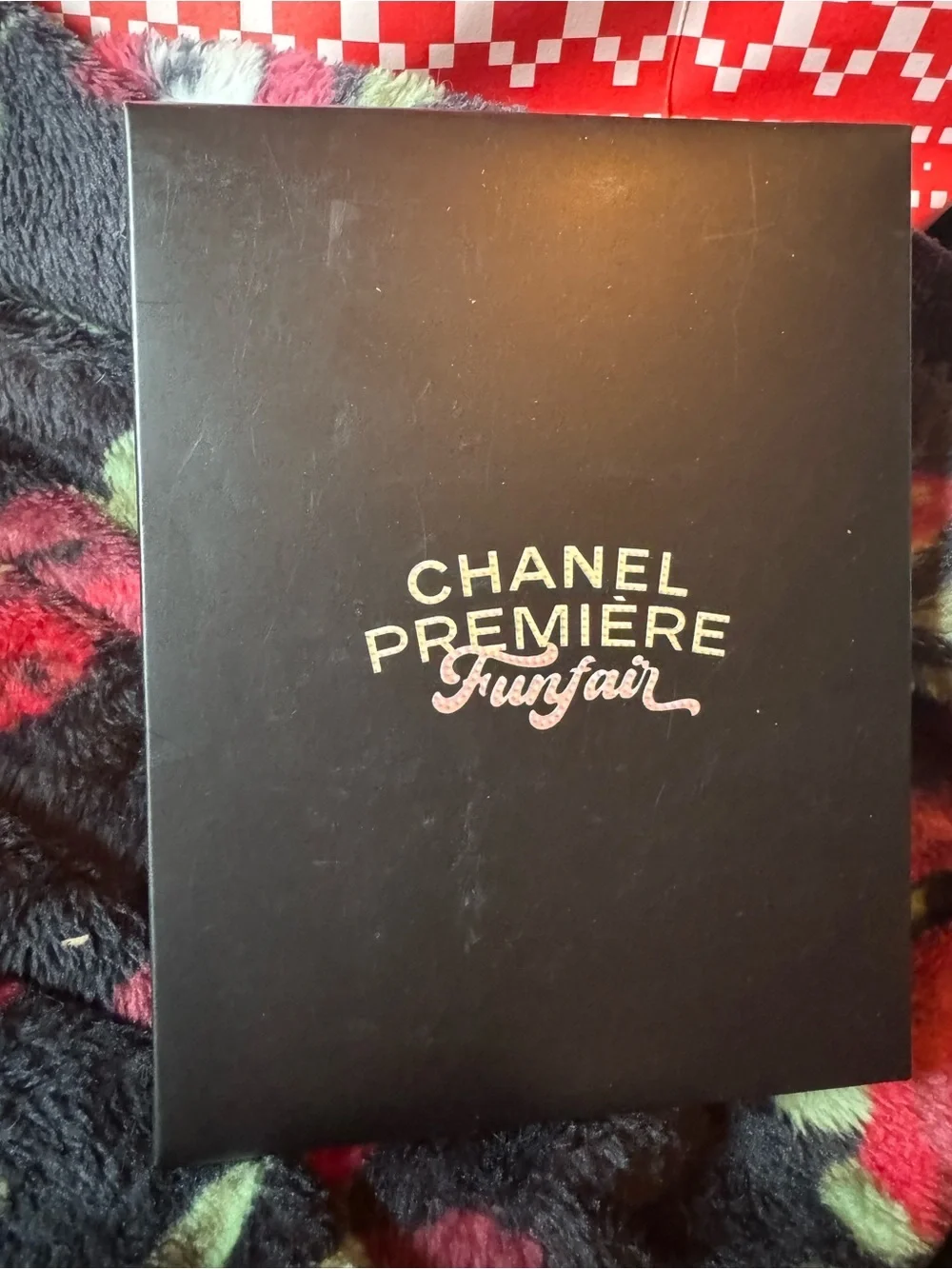 Chanel Première Funfair Key Chain - Black & Gold